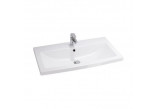 Vanity washbasin Cersanit Como, 80x45cm, white
