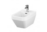 Wall hung bidet Cersanit Crea, 52x35,5 cm, z ukrytym mocowaniem, white