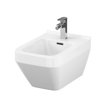 Wall hung bidet Cersanit Crea, 52x35,5 cm, z ukrytym mocowaniem, white