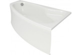  Corner bathtub Cersanit Sicilia, 170x100x45cm, acrylic, right, white