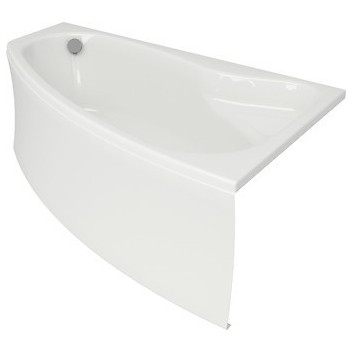  Corner bathtub Cersanit Sicilia, 170x100x45cm, acrylic, right, white