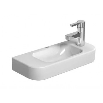 Washbasin small Duravit Happy D. 50 cm, White Alpin WonderGliss