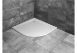Shower tray Radaway Kyntos A, angle, 90x90, conglomerate, white