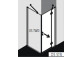 Door shower Kermi Raya 90 cm, swinging 1-swing with fixed panel, left version
