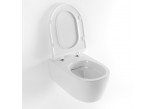 Bowl wc hanging Excellent Bull bezrantowa 53 x 36 cm included with soft-close WC seat - white