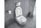 Bowl wc hanging Excellent Bull bezrantowa 53 x 36 cm included with soft-close WC seat - white