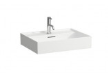  Countertop washbasin Kartell by Laufen, without tap hole, 60x46, white