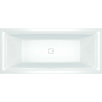 Bathtub Riho Still Square, rectangular, 170x75cm, with siphon, white