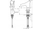 Washbasin faucet Axor Starck V, Single lever, chrome