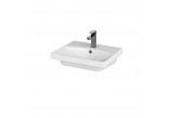 Vanity washbasin Cersanit City, 50,5x40 cm, white