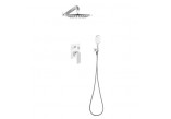 Shower set concealed punktowy Omnires Parma chrome & white