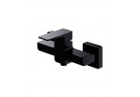 Shower mixer wall mounted solo Omnires Parma black mat