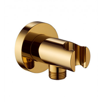 Shut-off valve with handle Omnires gold