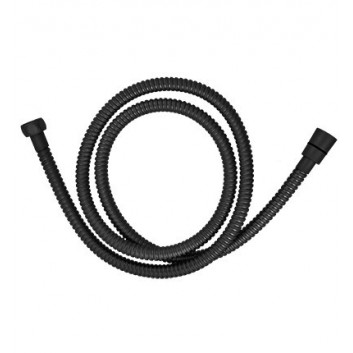 Shower hose w osłonie mosiężnej Omnires dł -150 cm, black półmat