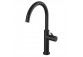 Sink mixer Omnires Tula obrotowa spout, black mat