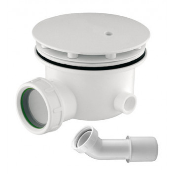 Siphon for shower tray Omnires CGS white shine