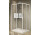 PYTAJ O RABAT ! Cabin Novellini Lunes 2.0 A corner, 2 door leafs sliding z fixed panels, rozmiar 69-72 cm, transparent glass, profil chrome