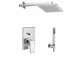 Shower set with concealed mixer, Paffoni Elle, arm 300mm, chrome