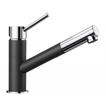 Kitchen faucet Blanco Kano-S, pull-out spray, antracyt