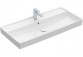 Vanity washbasin double Villeroy&Boch Collaro, 130x47cm, z overflow, white