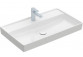 Vanity washbasin double Villeroy&Boch Collaro, 130x47cm, z overflow, white