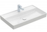 Vanity washbasin double Villeroy&Boch Collaro, 130x47cm, z overflow, white