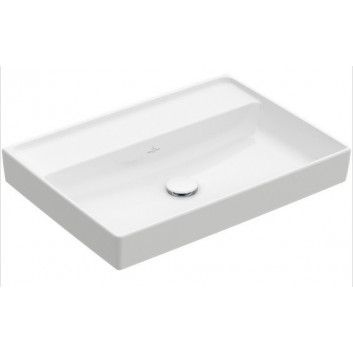 Vanity washbasin double Villeroy&Boch Collaro, 130x47cm, z overflow, white