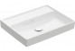 Vanity washbasin double Villeroy&Boch Collaro, 130x47cm, z overflow, white