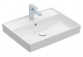 Vanity washbasin double Villeroy&Boch Collaro, 130x47cm, z overflow, white