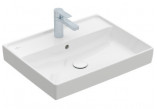 Vanity washbasin double Villeroy&Boch Collaro, 130x47cm, z overflow, white