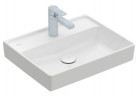 Washbasin small Villeroy&Boch Collaro, 50x40cm, without overflow, CeramicPlus, Stone White