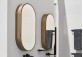Wall mirror Cielo I Catini 90x50x12 cm brushed bronze
