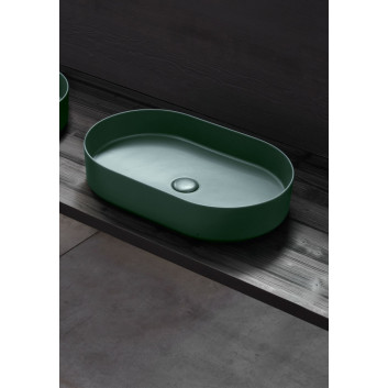 Countertop washbasin Cielo Shui 60x38 cm, white - sanitbuy.pl