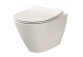 Bowl WC zawieszana Cersanit City Oval with soft-close WC seat, white