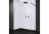 Shower enclosure Walk-In Radaway Modo X Black II 120, przejrzysta, 1185-1195x2000mm