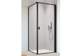Door shower Radaway Nes Black KDJ I Frame 90, right, black ramka, 900x2000mm
