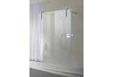 Shower enclosure Kermi Walk-in XS FREE 150cm free standing with wall supports