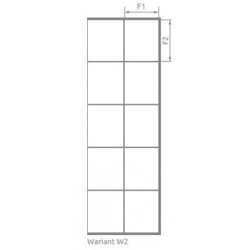 Shower cabin Radaway Modo X I 120, przejrzysta, 1180x2000mm