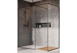 Panel for shower cabin Radaway Modo X Black III Frame, black ramka, 550x2000mm