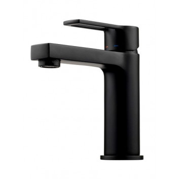 Washbasin faucet Paffoni Ringo, standing, without pop, black mat