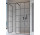 Panel for shower cabin Radaway Modo X Black III Factory, black wzór, 1000x2000mm