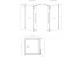 Shower enclosure Radaway Arta Walk-in 80, przejrzysta, 80x200cm
