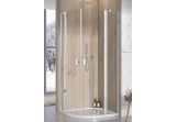 Shower cabin Radaway Nes PDD II 80, przejrzysta, part left