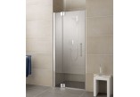 Drzwi prysznicowe Kermi Pasa XP 90x185cm, wahadłowe, jednoskrzydłowe z elementem stałym, prawe- sanitbuy.pl