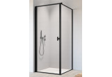 Door shower Radaway Nes Black KDJ I 90, left, 900x2000mm, black profil