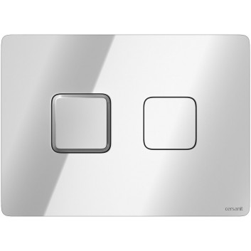 Flush button pneumatyczny Cersanit Accento Square, shiny chromee