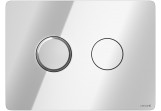 Flush button pneumatyczny WC Cersanit Accento Circle, shiny chromee