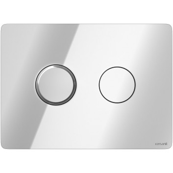 Flush button pneumatyczny Cersanit Accento Square, shiny chromee