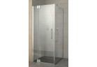 Door shower Kermi Pasa XP 140x185cm, swinging, 1 hinged with fixed element for mounting with side panel