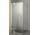 Door shower Kermi Pasa XP 140x185cm, swinging, 1 hinged with fixed element for mounting with side panel